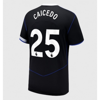 Chelsea Moises Caicedo #25 Maglia Gara Terza Repliche 2025-26 Maniche Corte